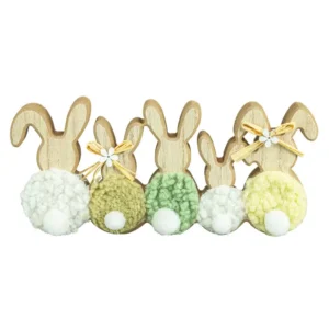 Easter Rabbit Family Tabletop Decor